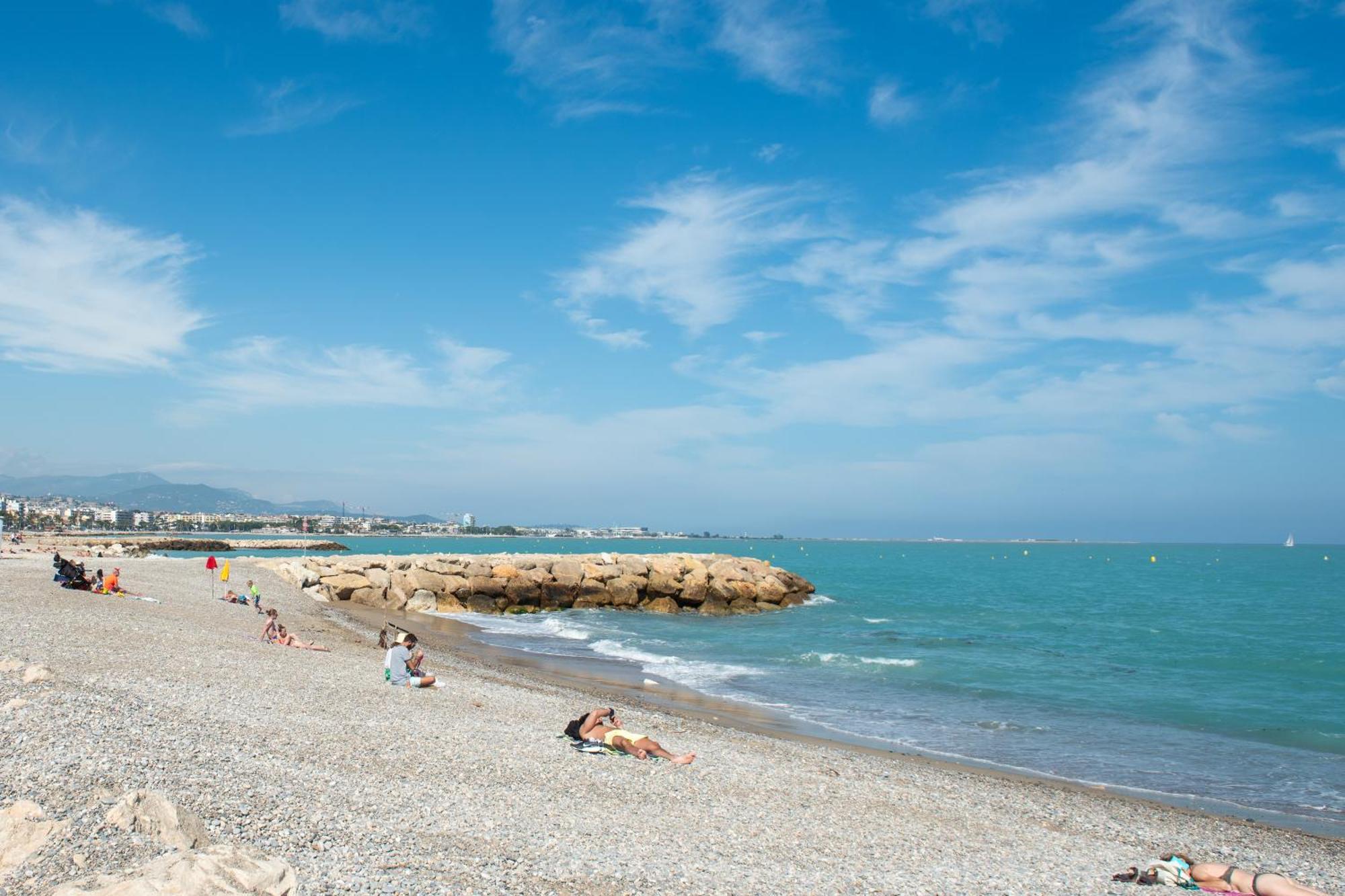 Appartement Vue Mer Cagnes-sur-Mer Exterior foto