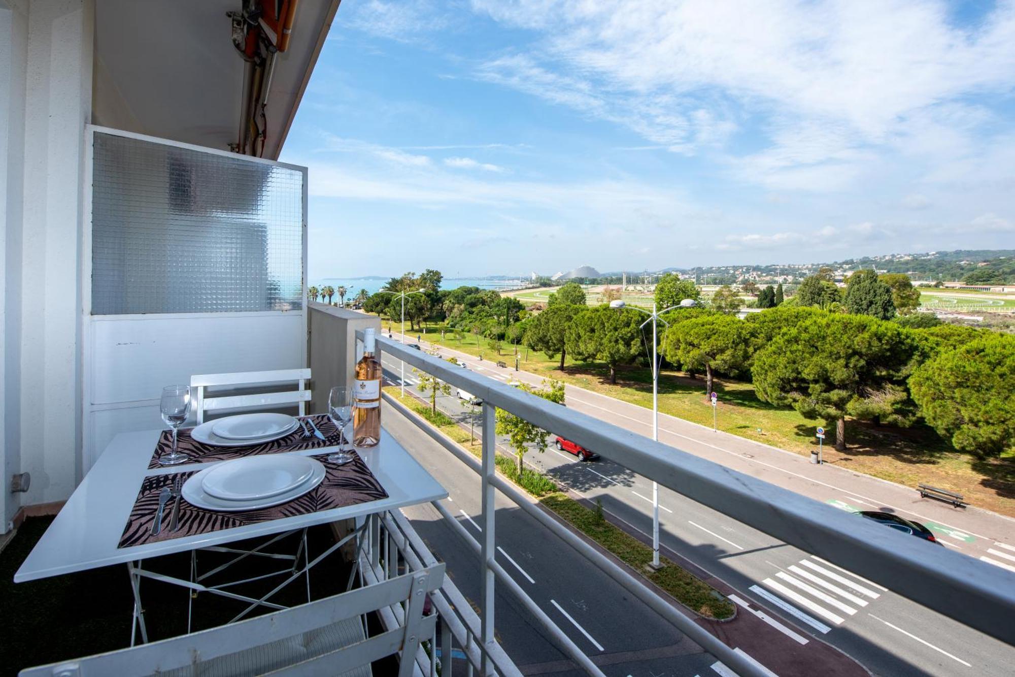 Appartement Vue Mer Cagnes-sur-Mer Exterior foto